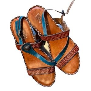 L'Artiste Spring Step Dreamer Strappy Sandals Womens‎ EU 39/US 8.5 Western
